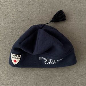 Polo Ralph Lauren navy blue fleece beanie - multiple sizes
